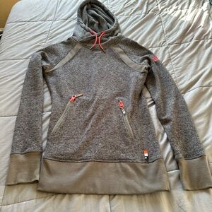 DC Gray Hooded Sweatshirt